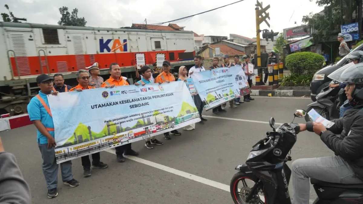 Jelang Angkutan Lebaran 2026, KAI Daop 2 Bandung Fokus Tingkatkan Keselamatan Perjalanan Kereta Api