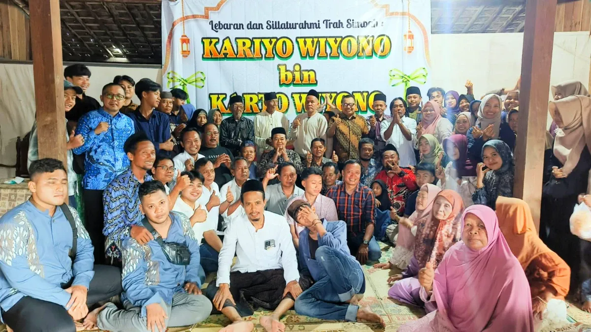 Perkuat Tali Silaturahmi, Trah Kariyo Wiyono Sragen Gelar Pertemuan Lebaran Lintas Generasi