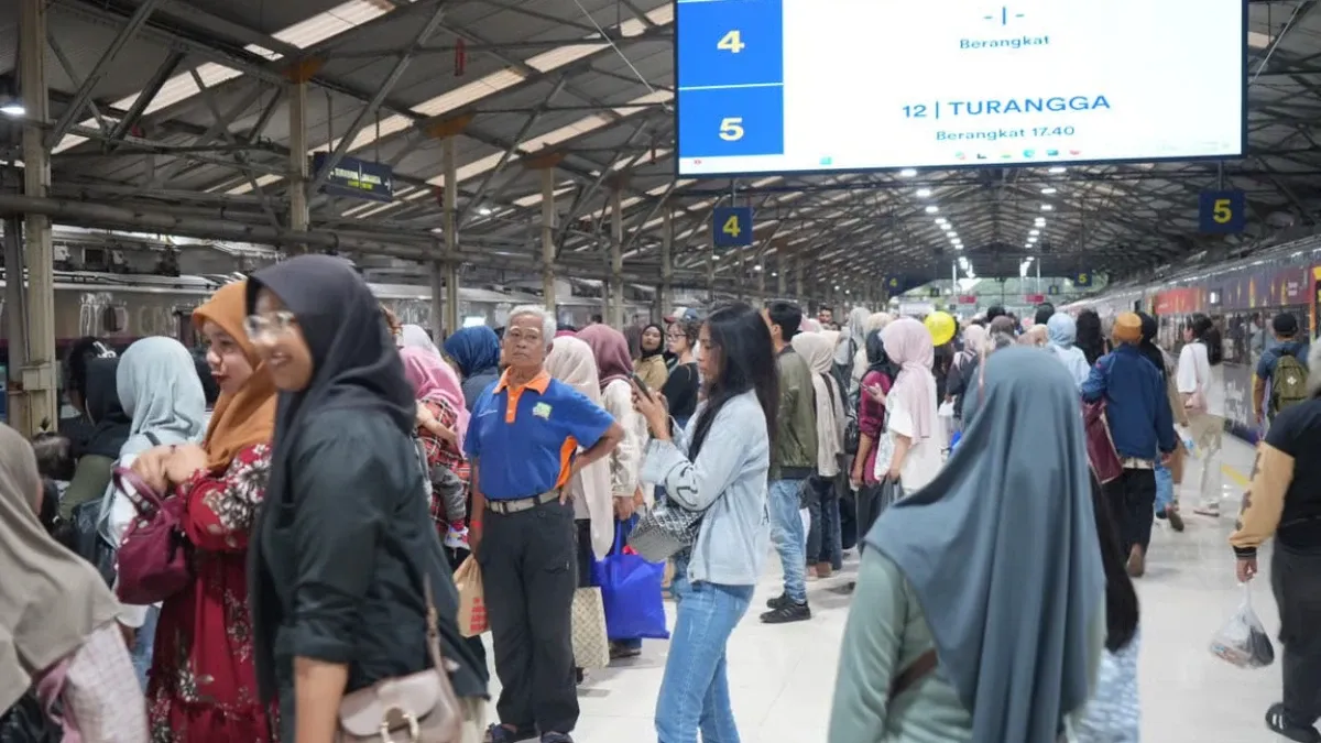 KAI Daop 2 Bandung Layani Hampir 415 Ribu Pelanggan Selama 12 Hari Angkutan Lebaran 2026