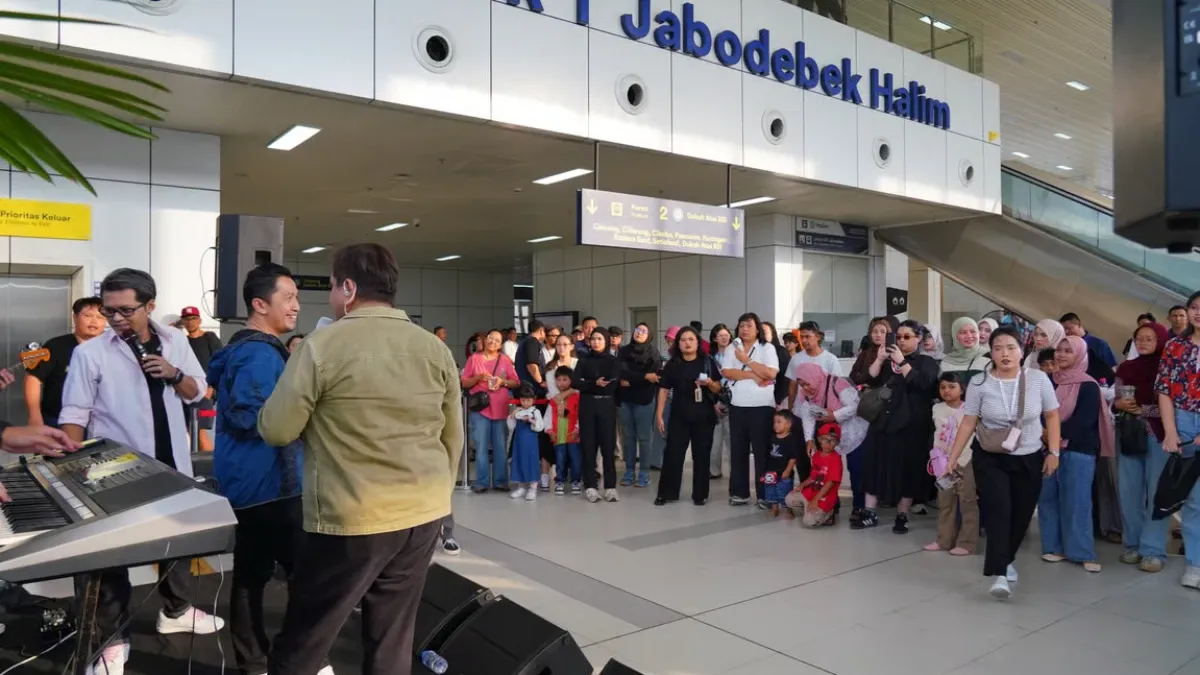 LRT Jabodebek "Music On Track", Hadirkan Pengalaman Perjalanan yang Lebih Seru di Stasiun Halim