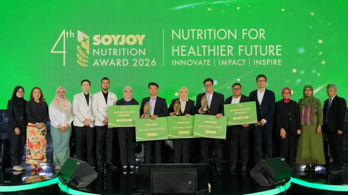 SOYJOY Nutrition Award 2026 Jangkau 96 Kota, Dorong Inovasi Ahli Gizi untuk Indonesia Lebih Sehat