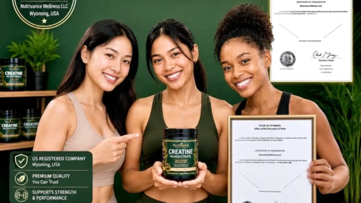 Perusahaan Wellness AS, Nutrivance Wellness, Resmi Ekspansi ke Indonesia dan Luncurkan Nutrivance Creatine Monohydrate