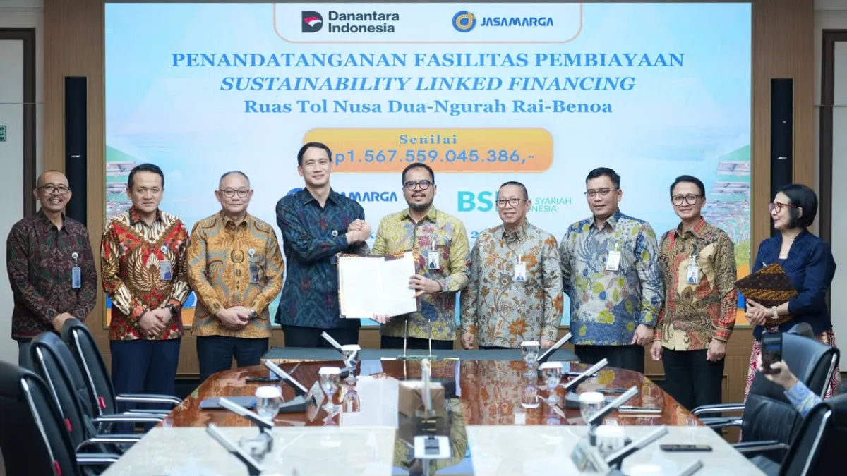 Perkuat Infrastruktur Hijau, PT Jasamarga Bali Tol dan BSI Tandatangani Kerjasama Pembiayaan Sustainability Linked Financing Senilai Rp1,56 Triliun