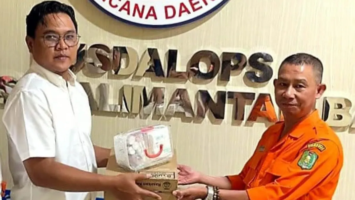 PTPN Group melalui PTPN IV Regional V Salurkan Bantuan untuk Mendukung Penanganan Karhutla di Kalimantan