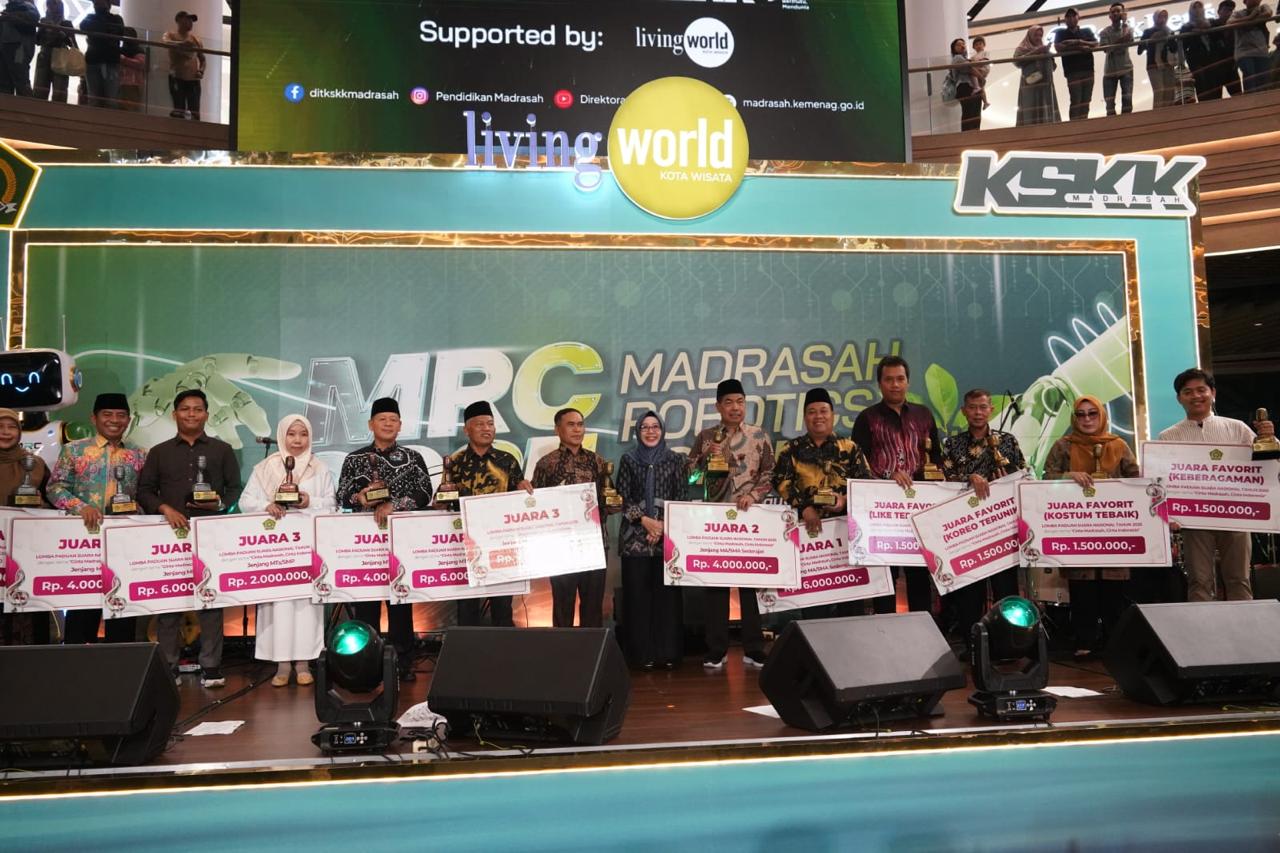 Kemenag Umumkan Juara Madrasah Robotics Competition 2025, Berikut Daftarnya!